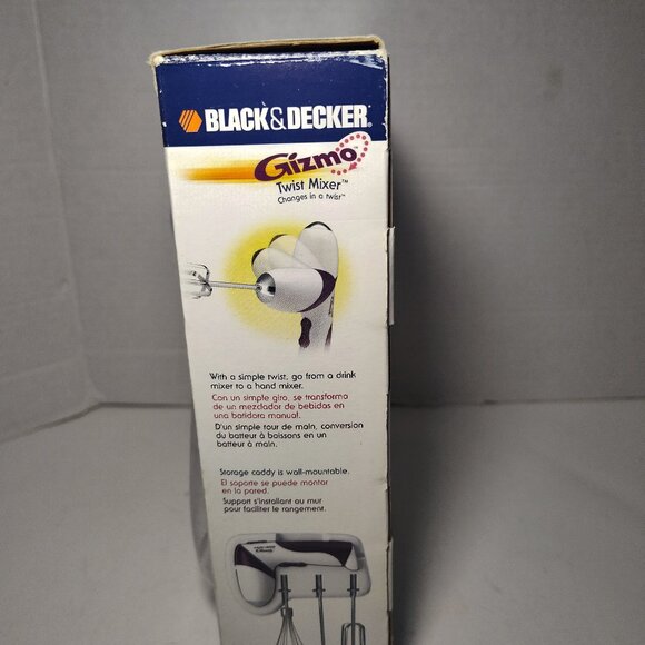 Black & Decker Gizmo Twist Mixer 3 in 1 Cordless Mixer GM200 Open Box - Picture 2 of 6